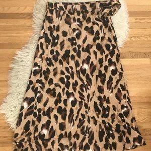 Leopard Wrap skirt